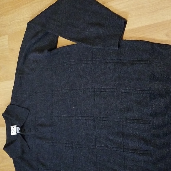 Geoffrey Beene gray long sleeve pullover sweater mens XL EUC - Picture 2 of 8